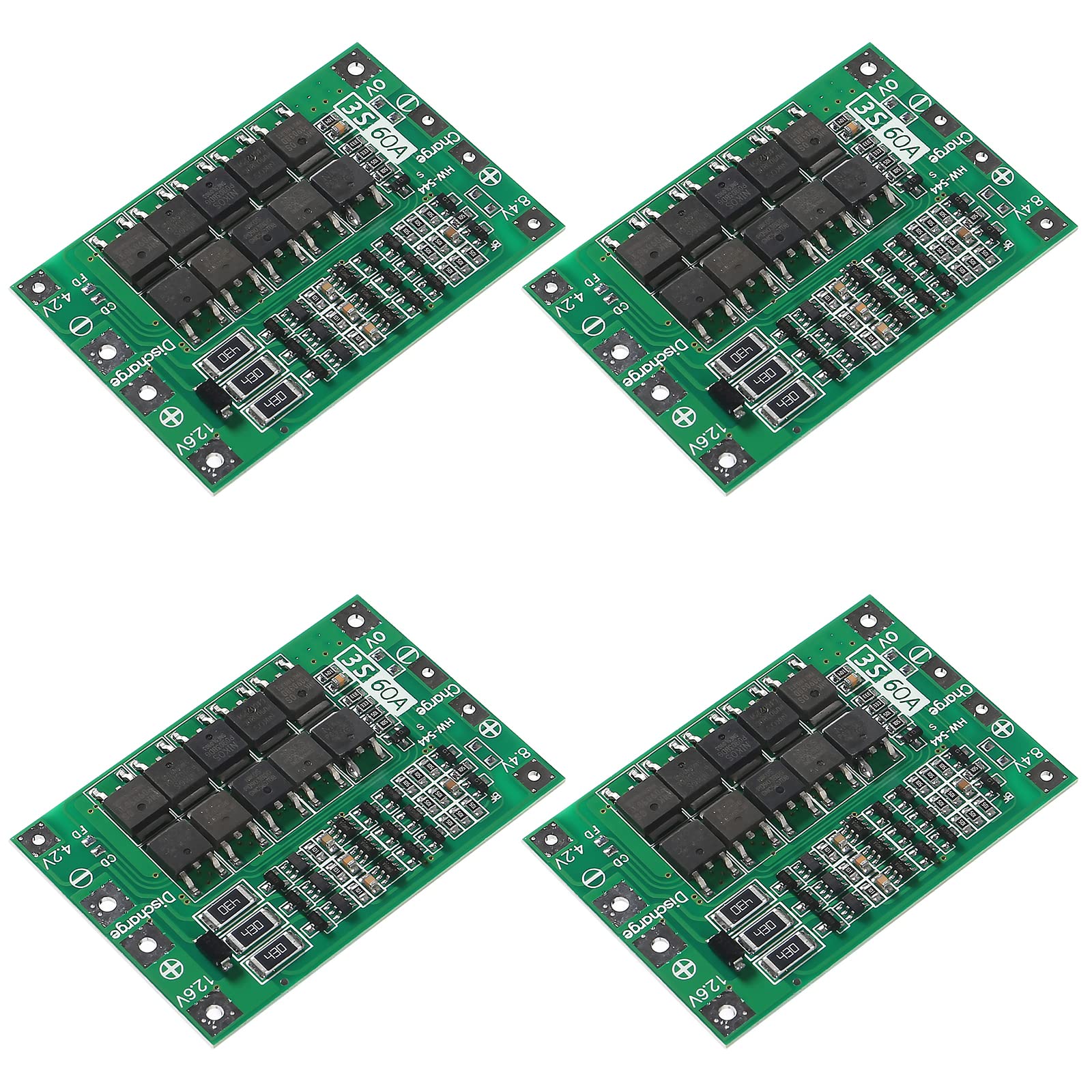 Amazon.com: AITIAO 4PCS 3S 60A 11.1V 12V 12.6V 18650 Lithium